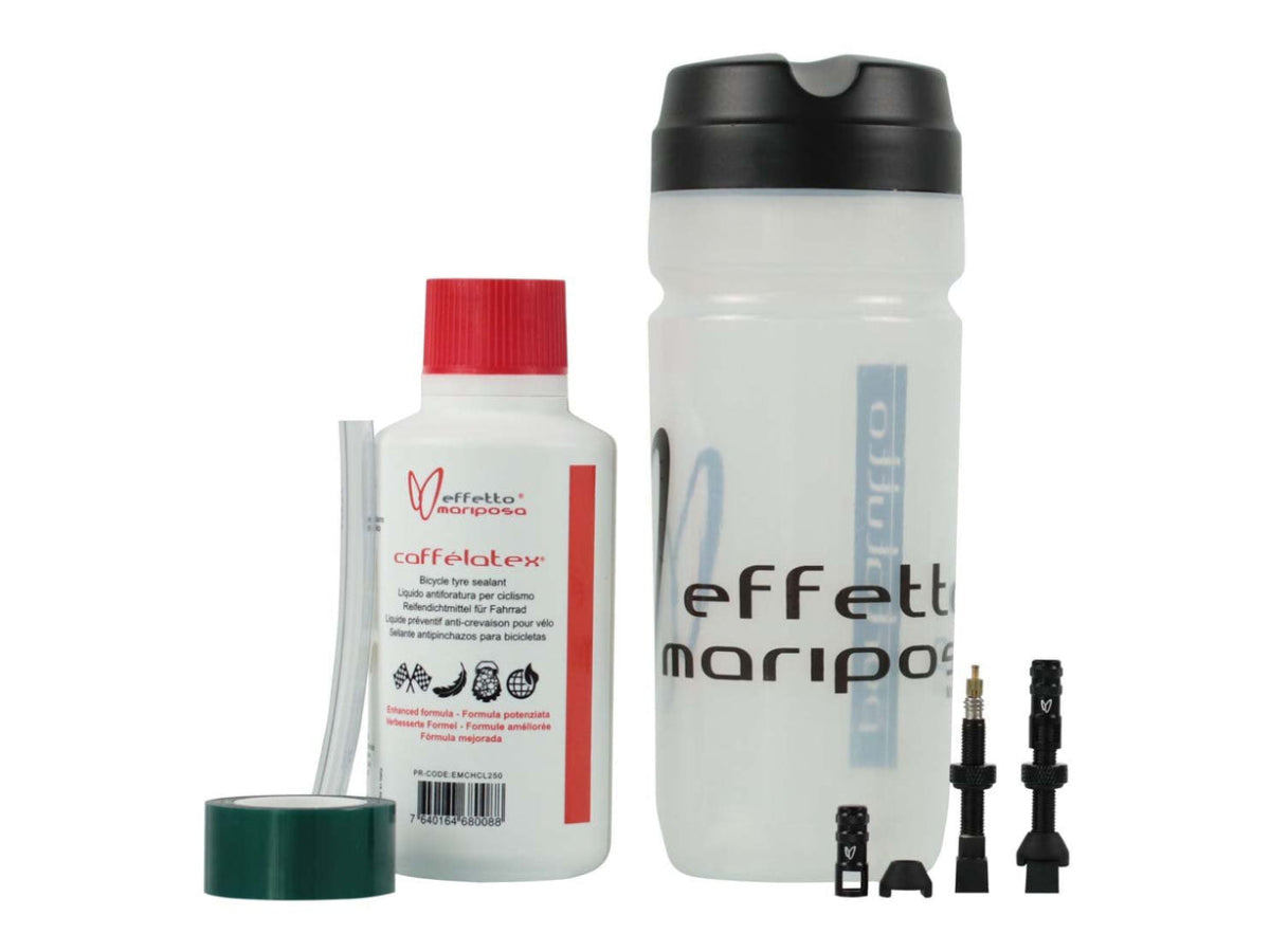 “Effetto Mariposa Caffelatex tubeless kit large – complete tubeless conversion kit for MTB and road bikes”







