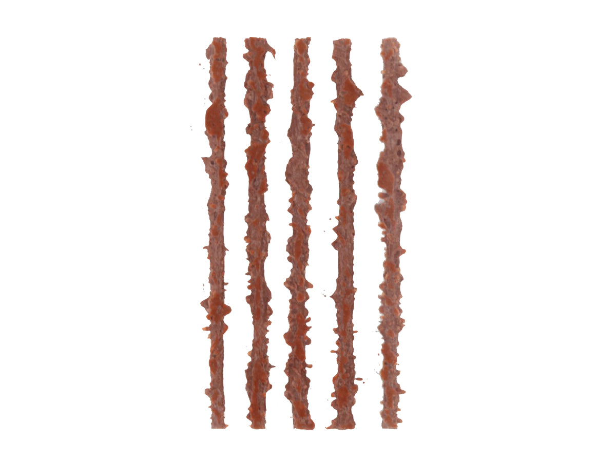 “Effetto Mariposa Tappabucco tubeless tyre repair plugs 15mm – pack of 5, bike puncture repair plugs”







