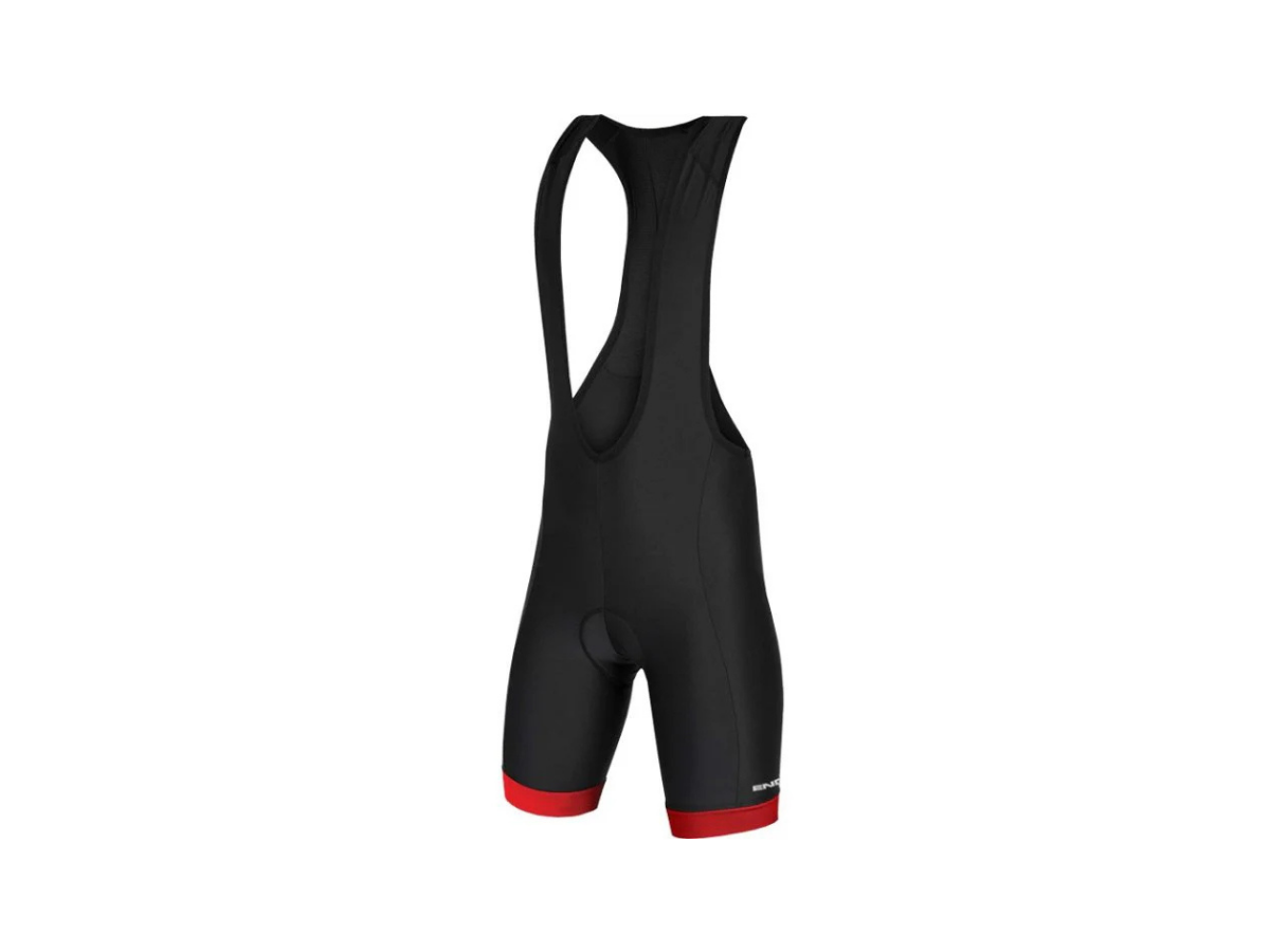 endura bibshorts xtract, gel, II red LARGE
