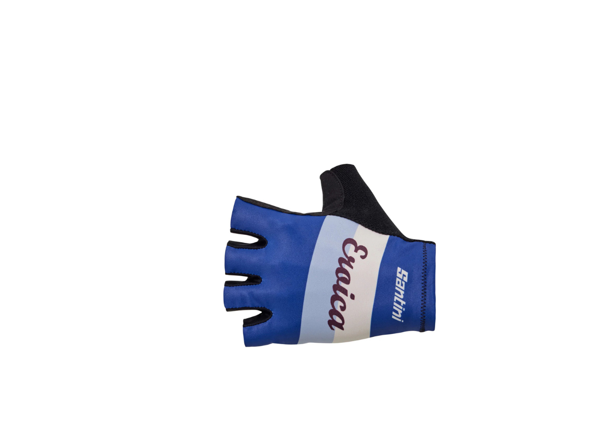 Santini Eroica Quiete Gloves-Light Blue