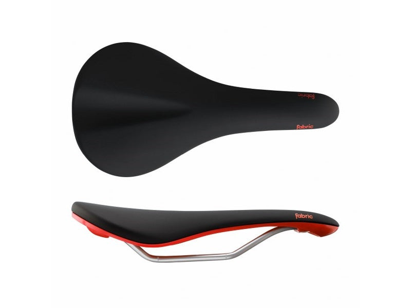 Fabric Scoop Elite Shallow 142mm Black/Neon Red