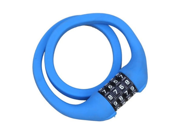 Firefox Bicycle Lock Spiral Combination Memory - Blue