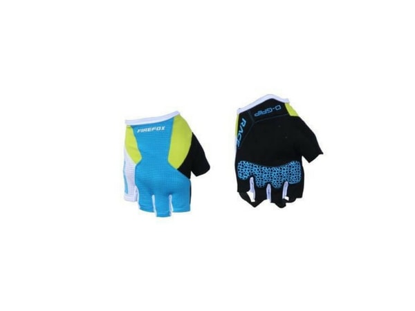 Firefox Cycling Gloves - Blue/Neon Yellow