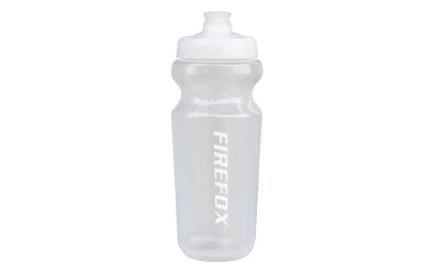 Firefox Plastic Water Bottle - Transparent White