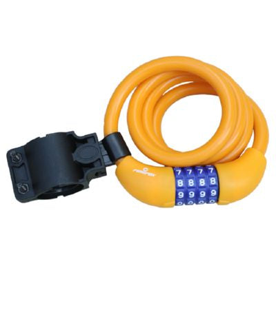 Firefox Spiral Combination Lock - Orange