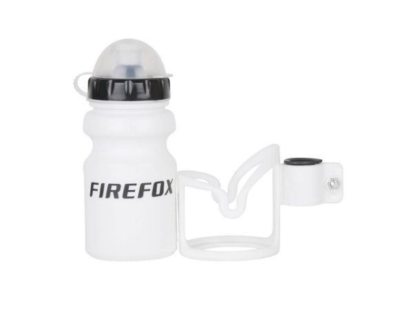 Firefox Water Bottle with Bracket - White