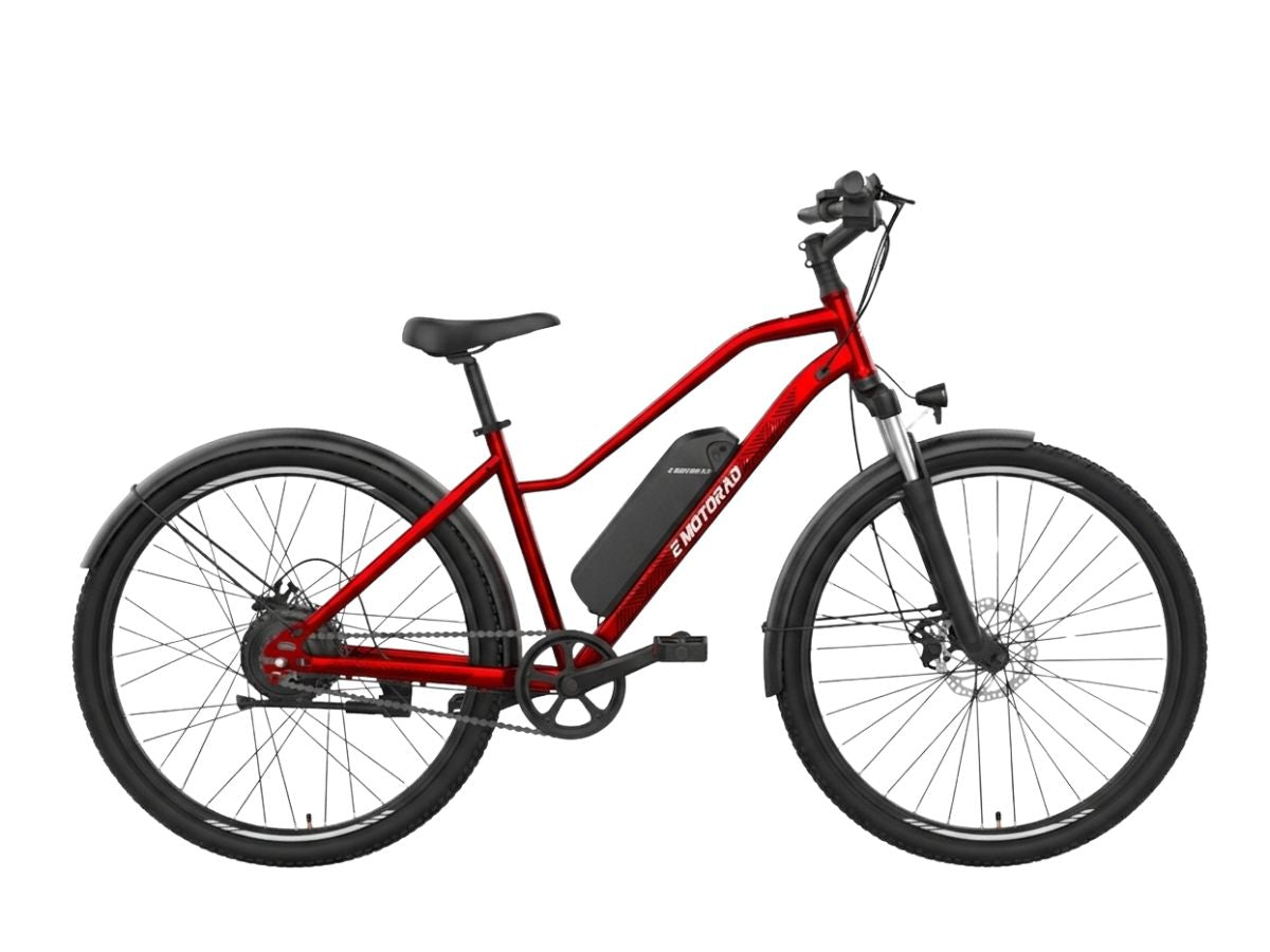 EMotorad 27.5 X2 E-Bicycle With Front Light And Mudguard