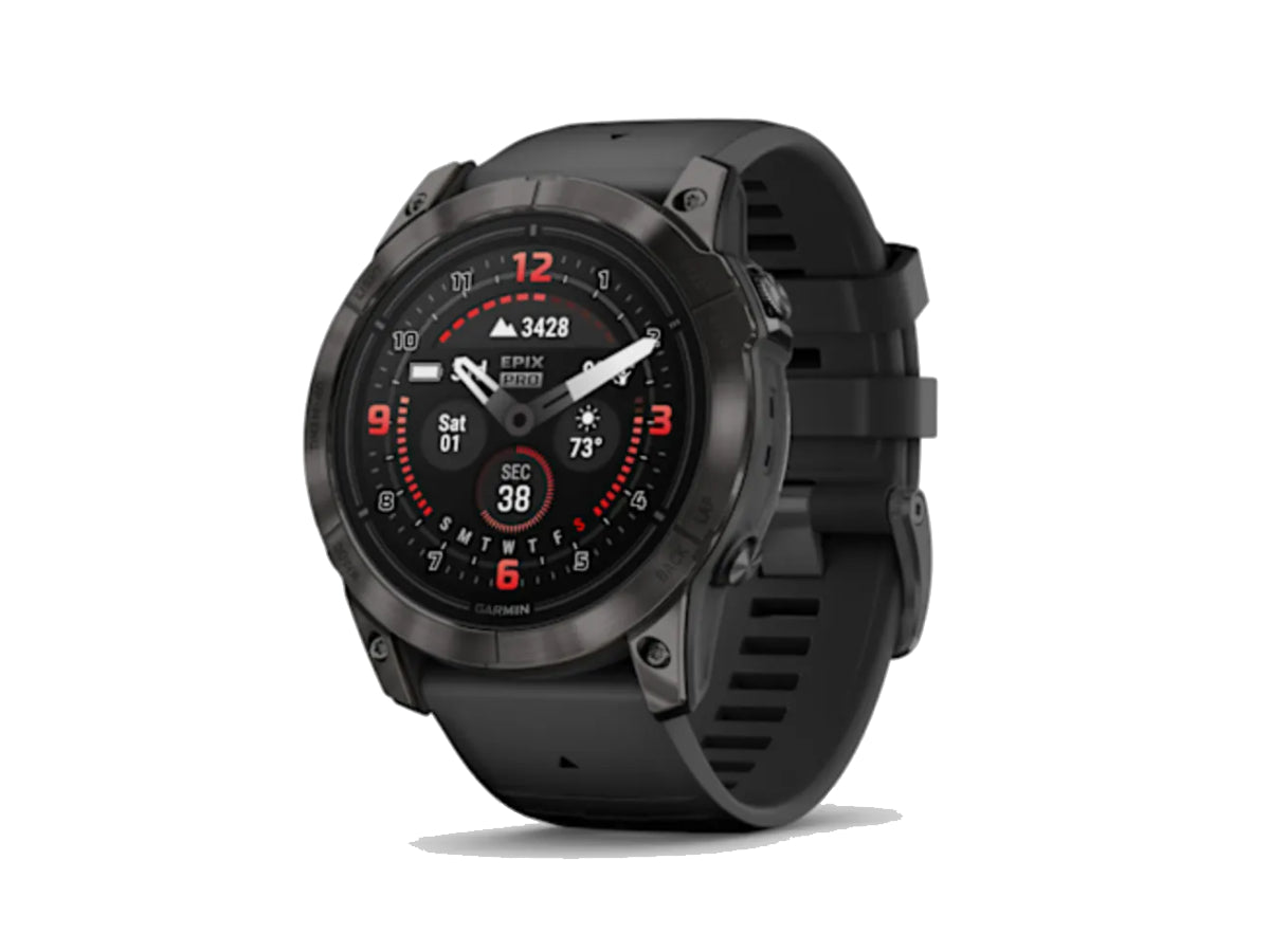 Garmin Epix Pro Gen 2 - Sapphire Carbon Gray DLC TI W/Black Band (51mm)