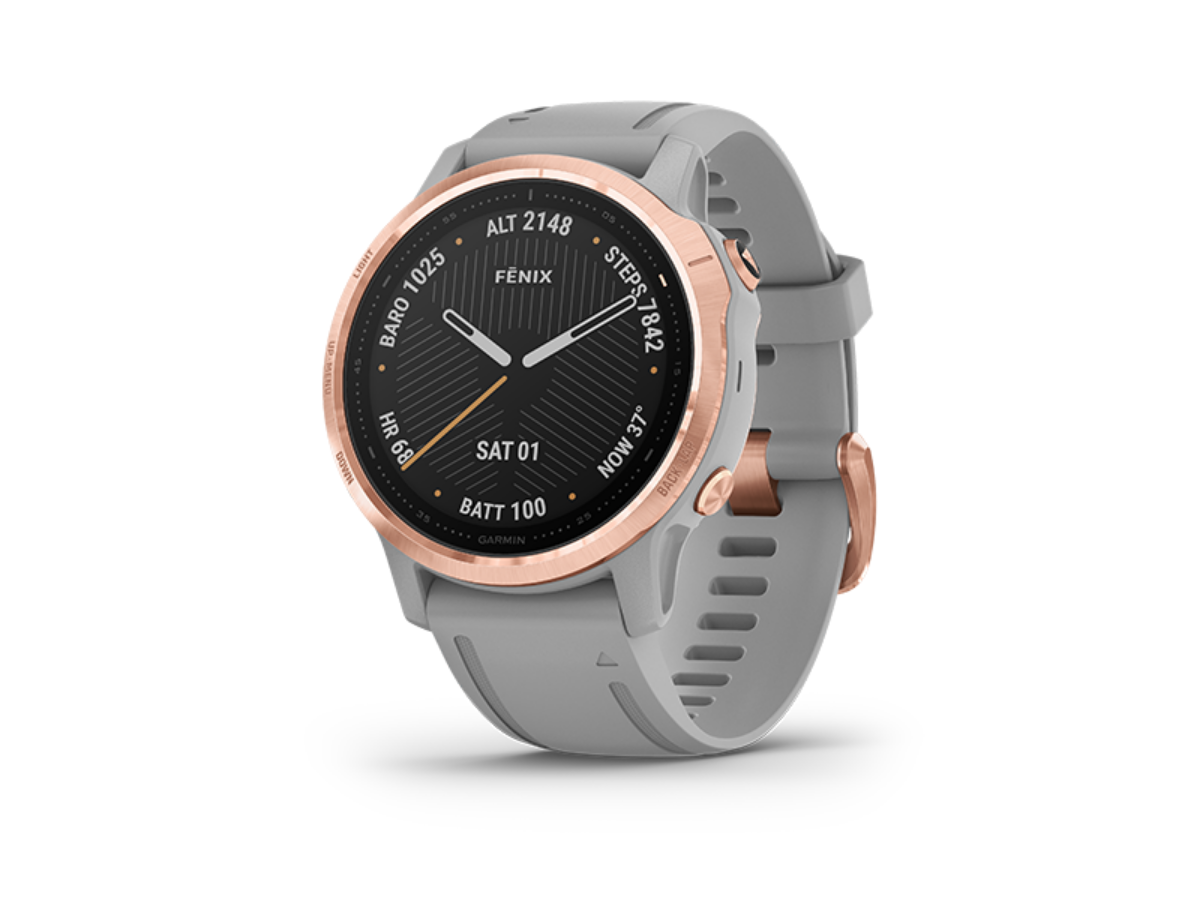 Garmin Fenix 6S Sapphire - Rose Gold-Powder Grey