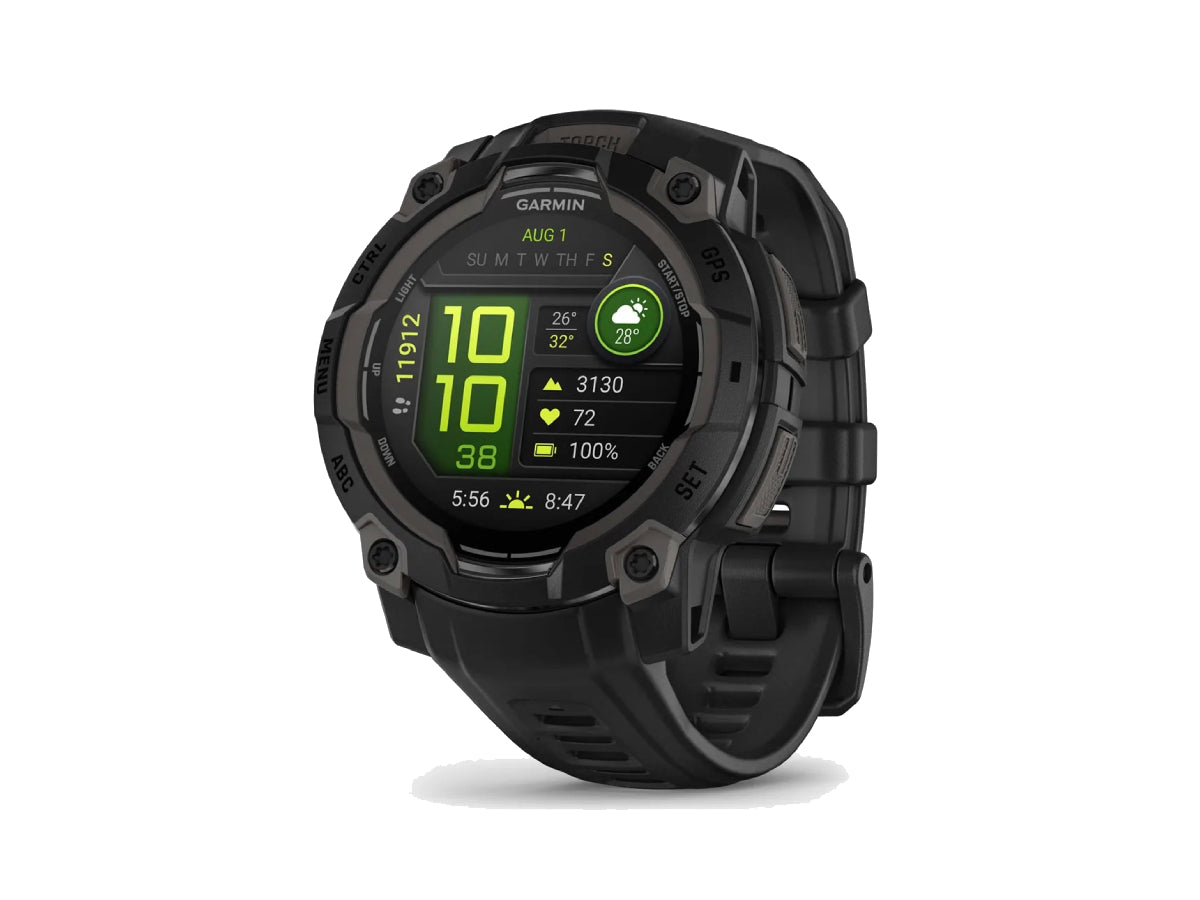 Garmin Instinct 3 - 45mm, Black Bezel with Black Band (AMOLED)