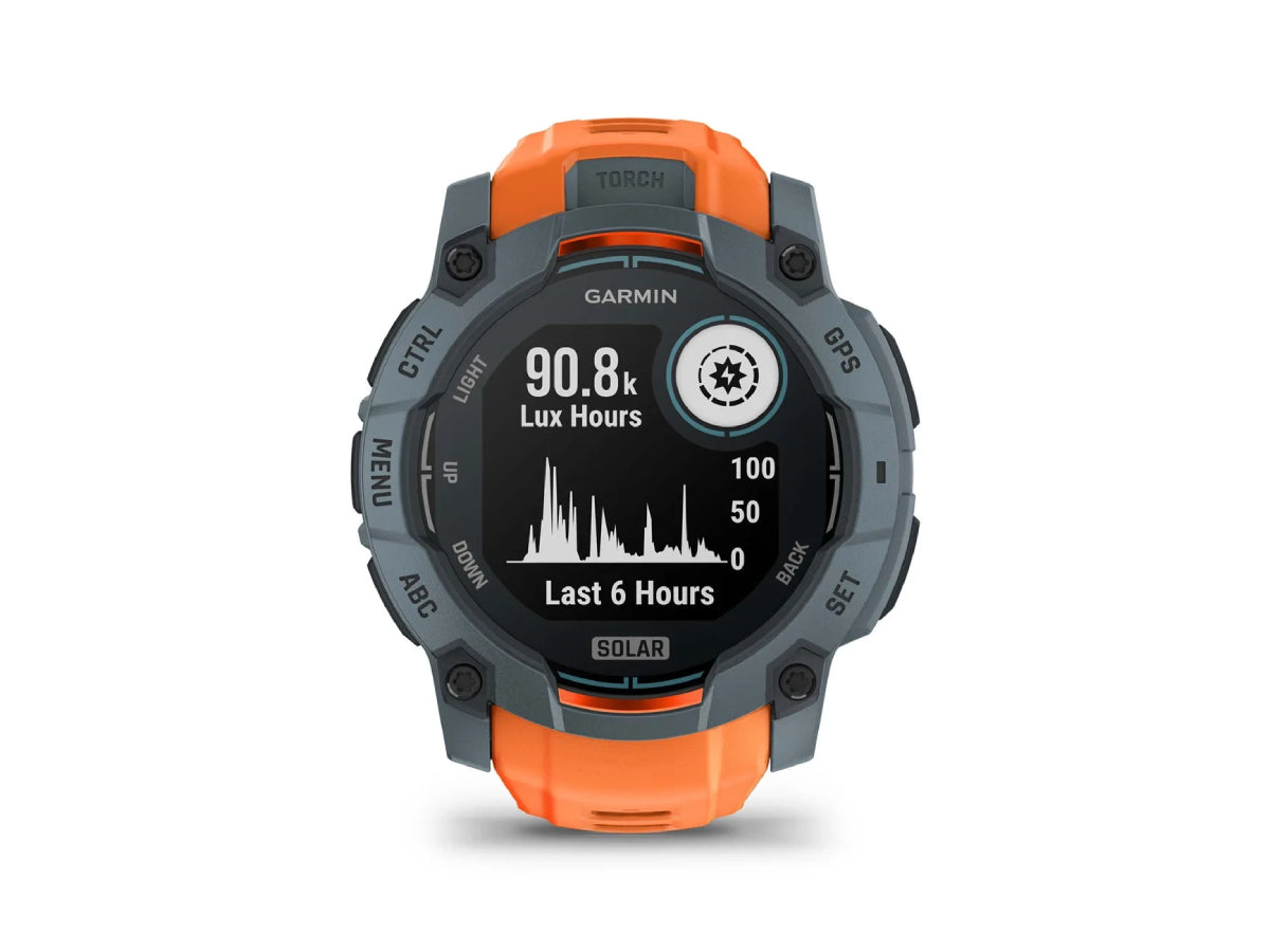 Garmin Instinct 3 - 50mm, Solar-Twilight Bezel w/Solstice Band