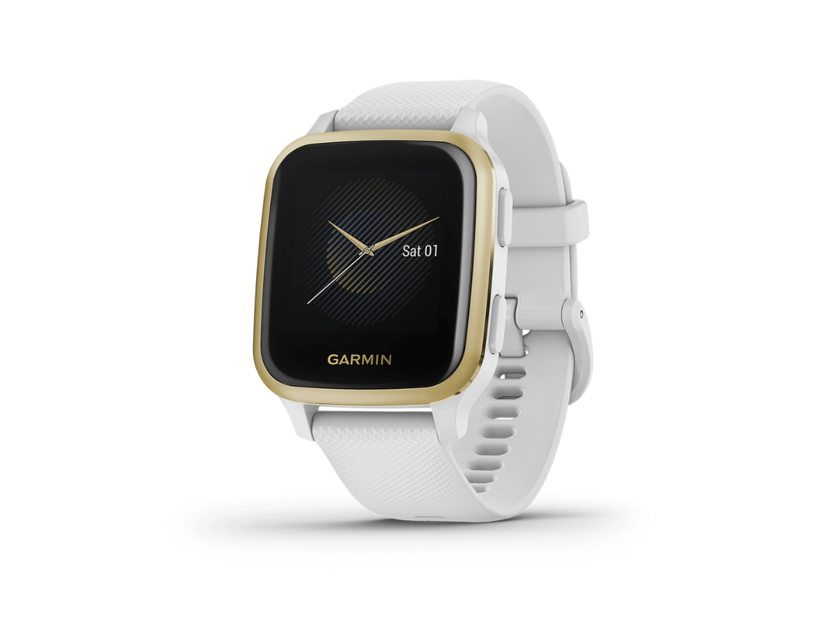 Garmin Venu SQ Music - White Light Gold