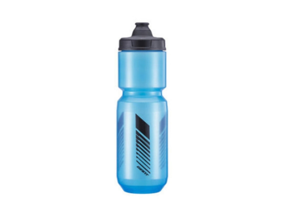"Giant CleanSpring water bottle 750cc blue black – durable and BPA-free cycling water bottle for hydration"

