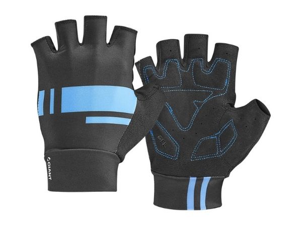 Giant Podium Short Finger Gloves - Black/Blue