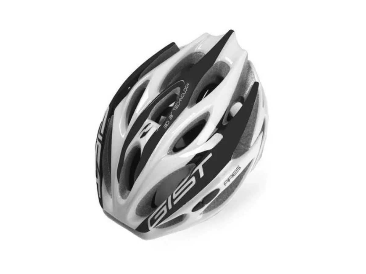 gist helmet ares white/black
