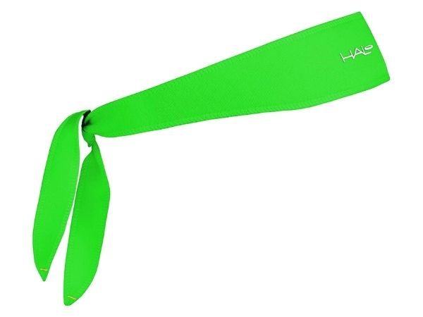 Halo I Tie-Version Headband - 2&quot; wide - Bright Green