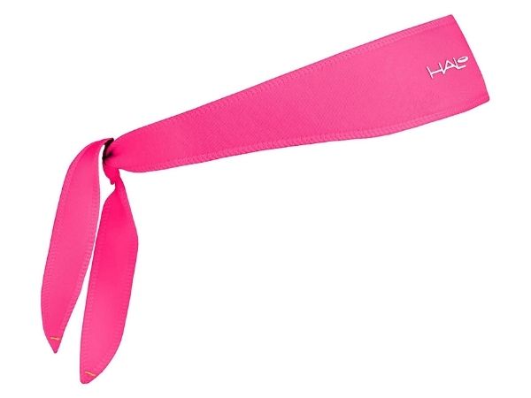 Halo I Tie-Version Headband - 2&quot; wide - Bright Pink