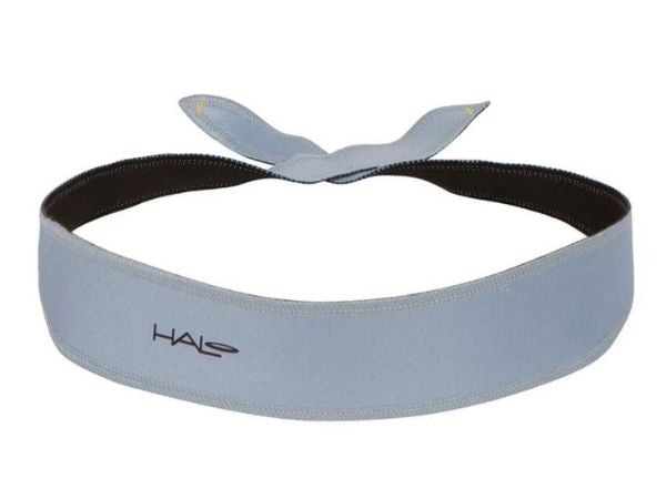 Halo I Tie-Version Headband - 2" wide - Grey
