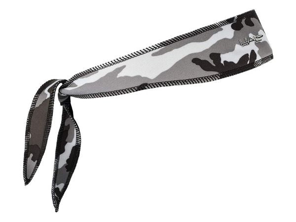 Halo I Tie Version Headband Graphic Design - 2" wide - Camo Grey
