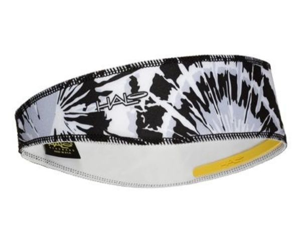 Halo II Pullover Headband Grpahic Design - 2" wide - Black Tie Dye