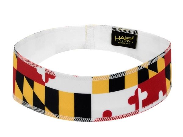 Halo II Pullover Headband Grpahic Design - 2" wide - Maryland Flag