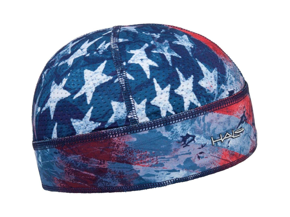 "Halo Skull Cap Star Gazer Ã¢â‚¬â€œ stylish, breathable, and sweat-blocking cap designed for helmet use during intense workouts and endurance rides"







