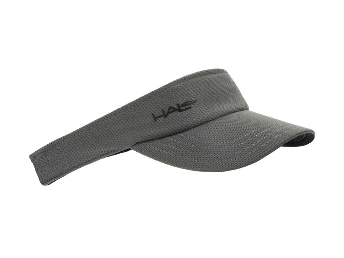 "Halo Sport visor grey – lightweight and breathable cycling visor designed for sun protection and sweat management"

