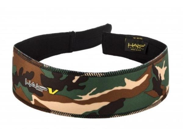 Halo V Velcro Adjustable Headband - 2 inch - Camo Green