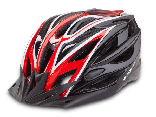 Hercules Cycling Helmet - Black/Red