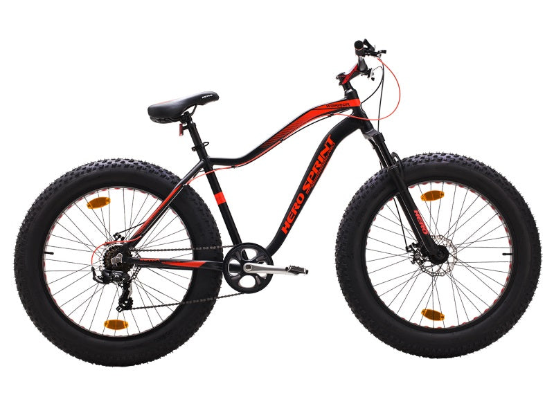 Hero Sprint Pro Warrior 24T|7 Speed Gear Cycle with Disc Brakes