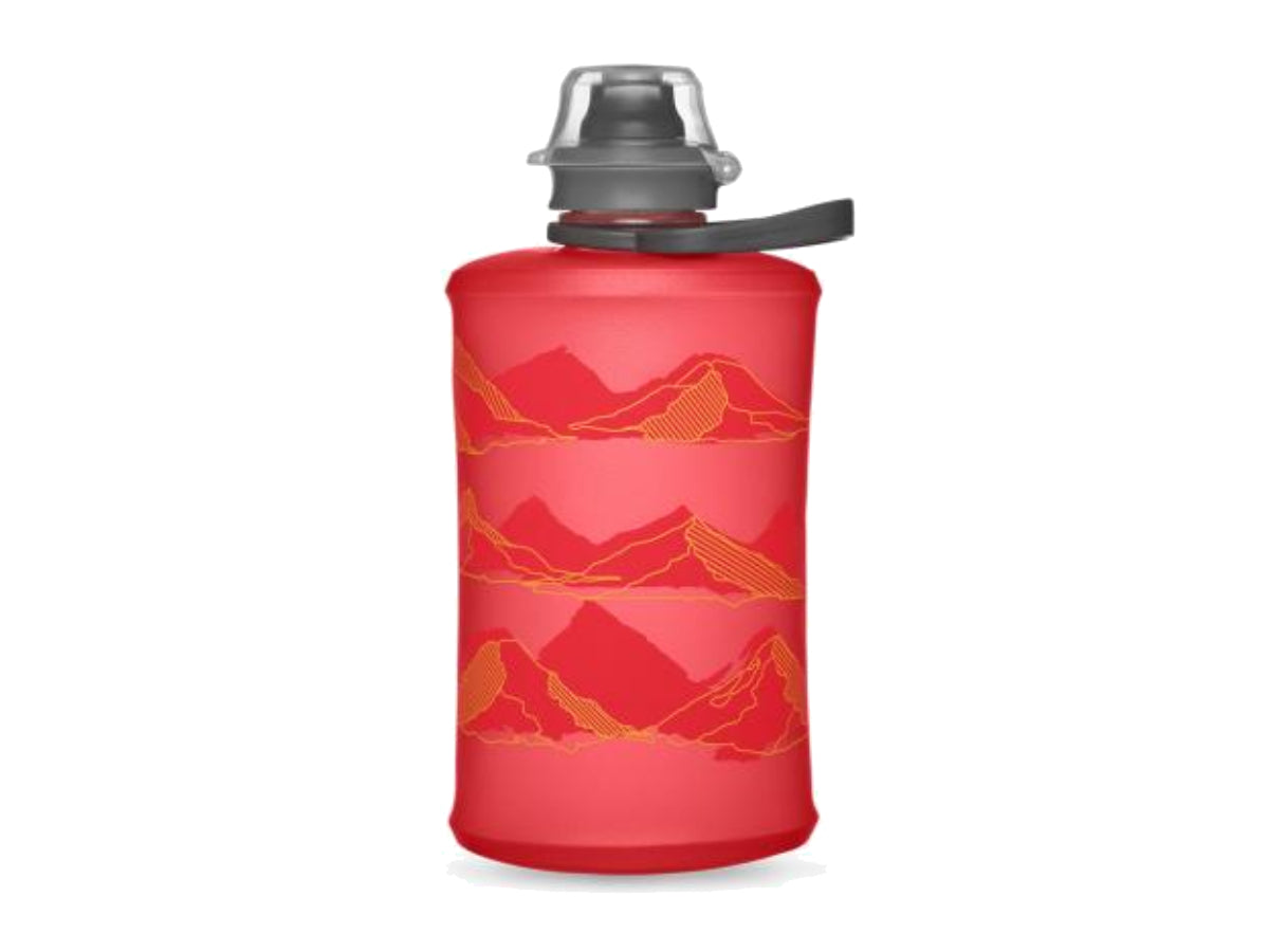 Hydrapak Stow Flexible Bottle - Mountain Edition - Redwood (350ml)