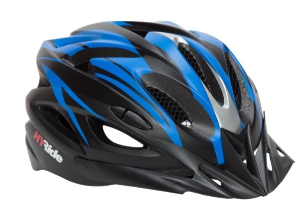 Hyride In-Mould Helmet with Light - Blue