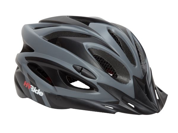 Hyride In-Mould Helmet with Light - Grey