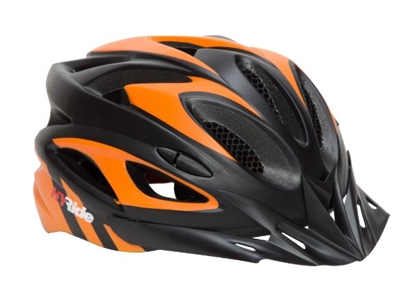 Hyride In-Mould Helmet with Light - Orange