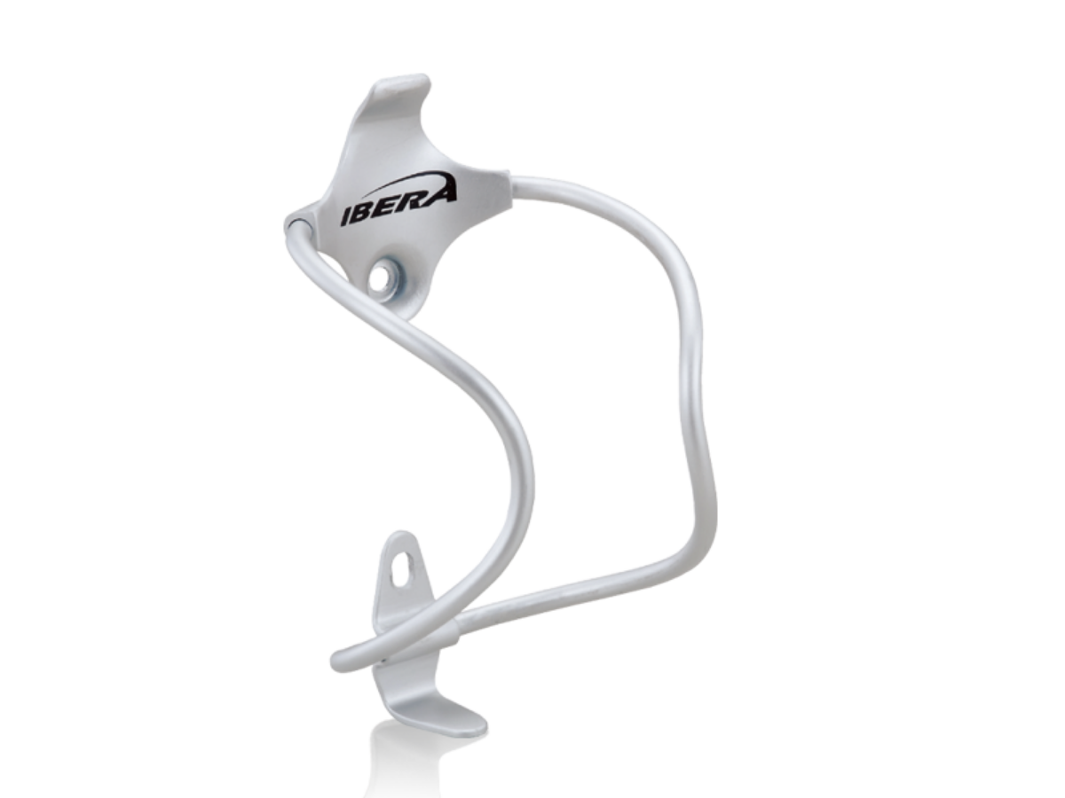 Ibera Aluminium Plate Bottle Cage - Silver