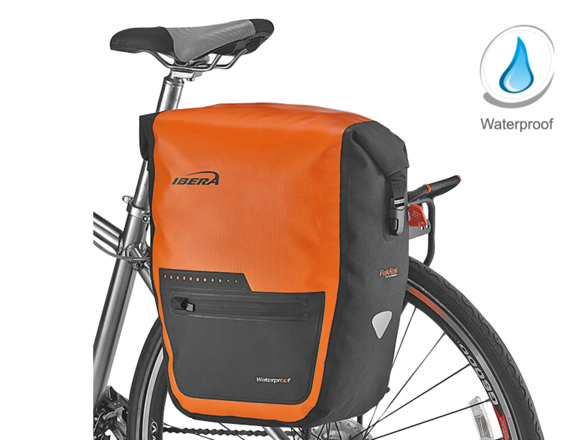 Ibera PakRak Waterproof Pannier - Orange - 1 Piece