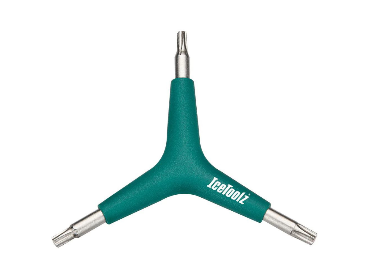 Icetoolz T25xT30xT40 Star Key Wrench Kraton Grip