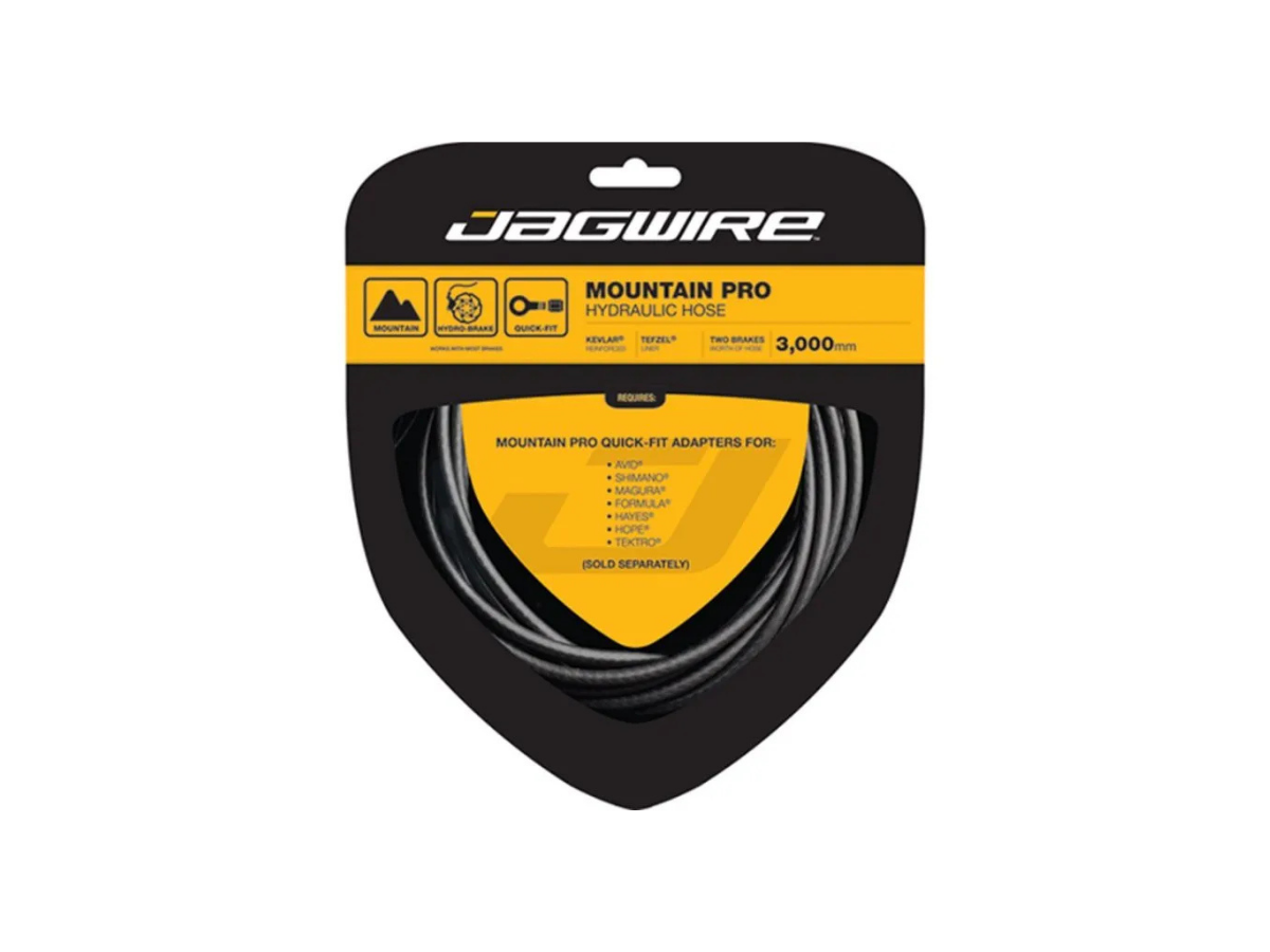 Jagwire Diy Disc Brake Kit Pro Hydraulic Hose, Teflon Stealth Black, 3000Mm