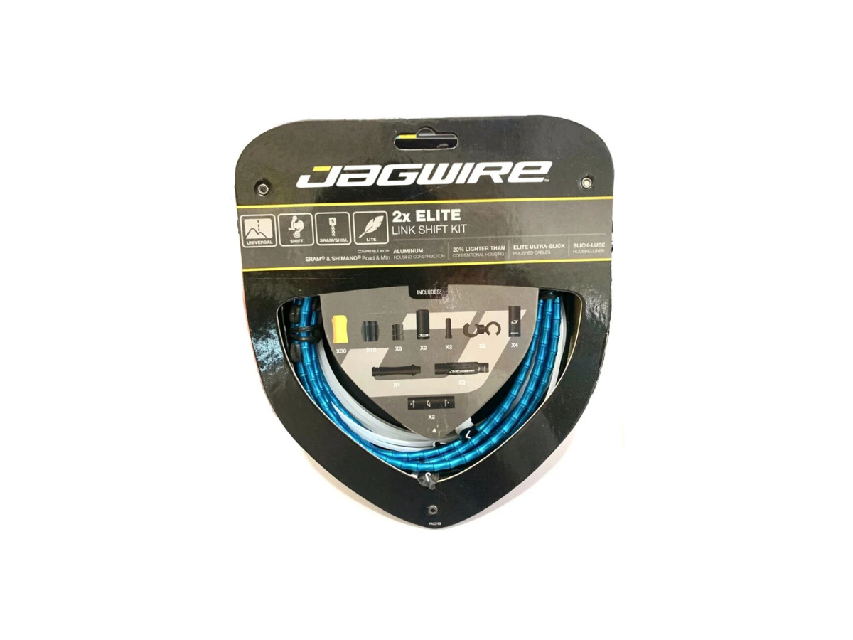 Jagwire Shift Kit 2X Elite Link, Blue
