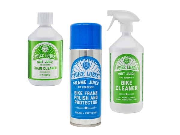 Juice Lubes Cleaner Combo - Dirt Juice Bio, Frame Juice, Dirt Juice Boss (Pack of 3)