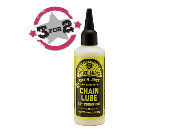 Juice Lubes Dry Conditions Chain Oil - 130ml (3 for 2 Offer)