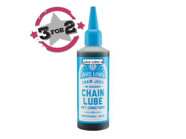 Juice Lubes Wet Conditions Chain Oil - 130ml (3 for 2 Offer)