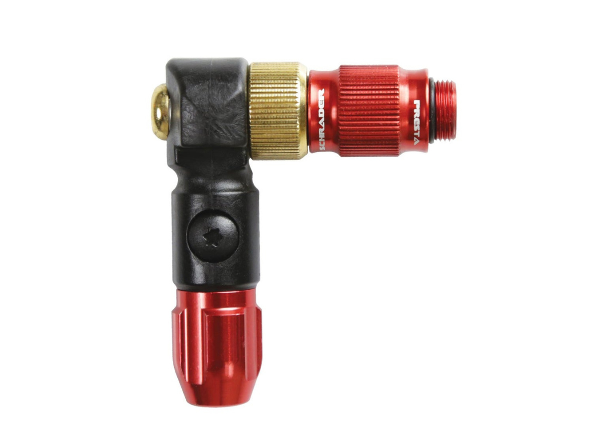 Lezyne ABS-1 Pro HP Chuck Pump Head - Red/Black