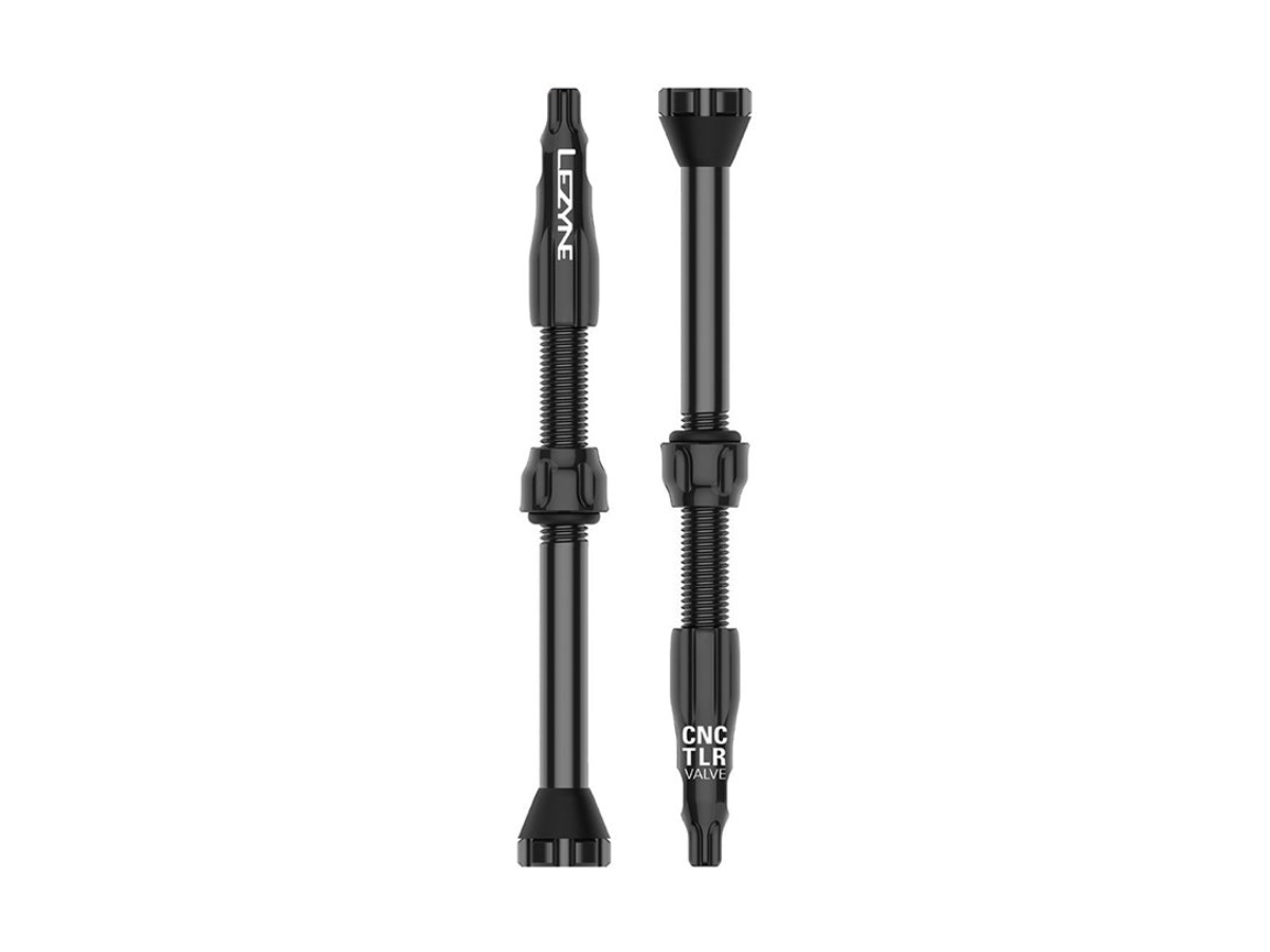 Lezyne CNC Tubeless Valves 60mm - 2 Pieces - Black