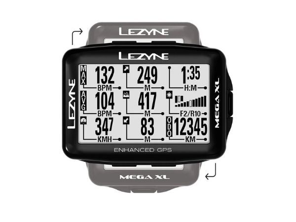 GARMIN - hata536　MEGA XL LEZYNE Lezyne CycloComputer | Mega XL GPS Bike Computer | Cycling