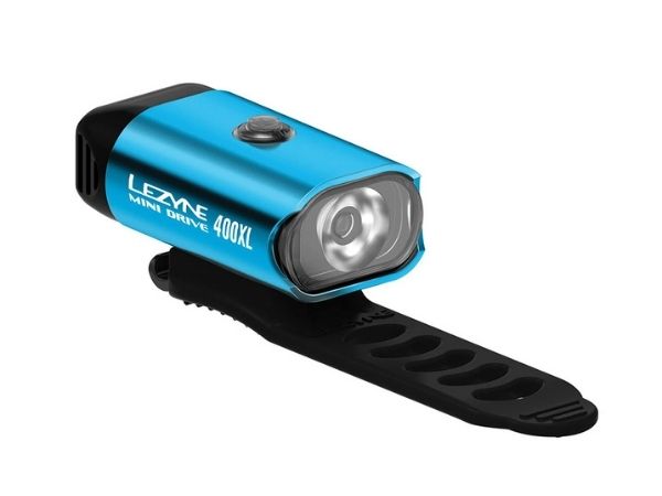 Lezyne Mini Drive 400XL Front Light - Blue - 400 Lumens