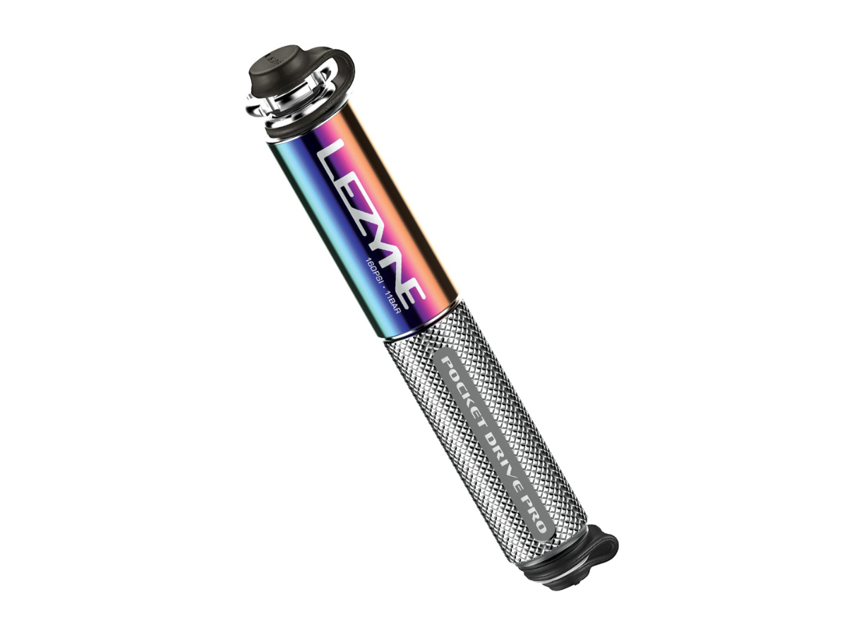 Lezyne Pocket Drive Pro Pump - Neo Metal/Silver
