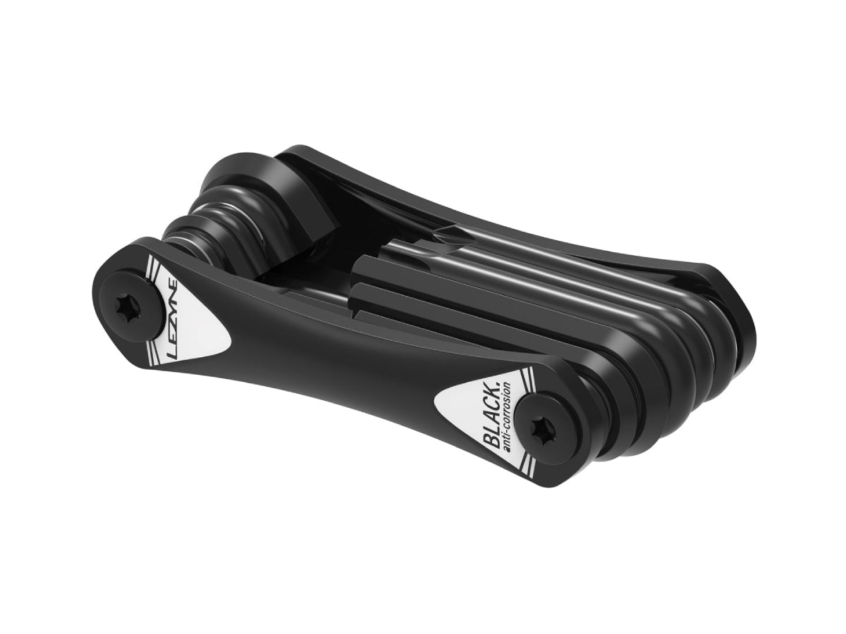 "Lezyne RAP II 12 Multitool with stainless steel bits and compact design for versatile bike maintenance"







