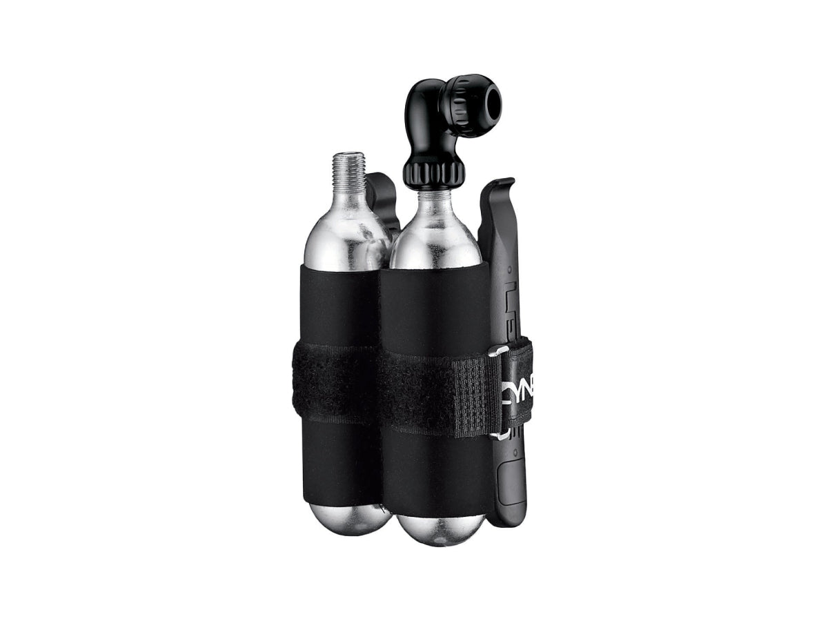 "Lezyne Twin Kit Tyre Repair and CO2 Inflator Kit for quick and efficient bicycle tire repairs on the go"







