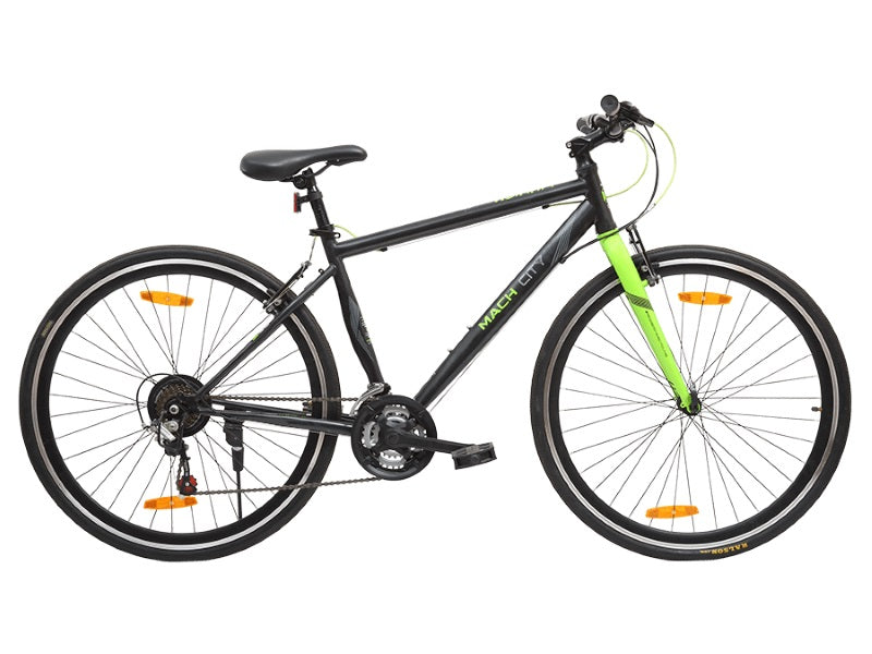 Mach City Munich 21 Speed 2018|Gear Cycle with Rim Brakes|Hybrid